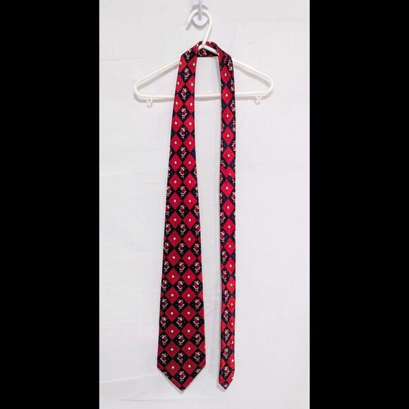 American Greetings Other - Santa  Golf Christmas Tie/American Greetings/Checkered/Holiday/Silk